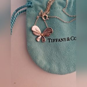 Return To Tiffany Sterling Silver 18K Butterfly Pendant